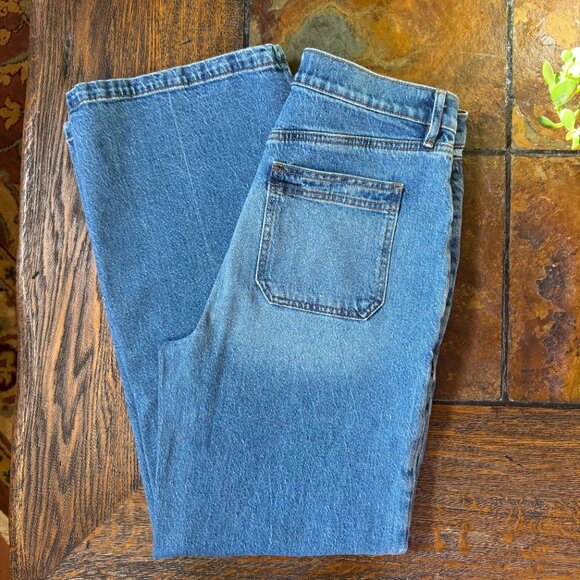 LOFT High Rise Wide Leg Sailor Jeans, Women's Size 8 / 29 - Picture 3 of 5